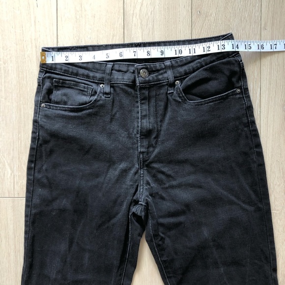Levi’s 721 High Rise Skinny Black Jeans Size 29 - Picture 2 of 12